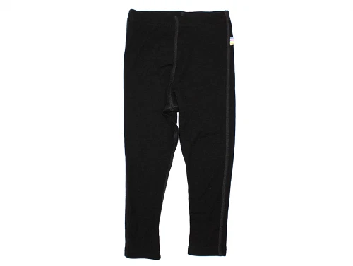 Joha black legging merinould/silke